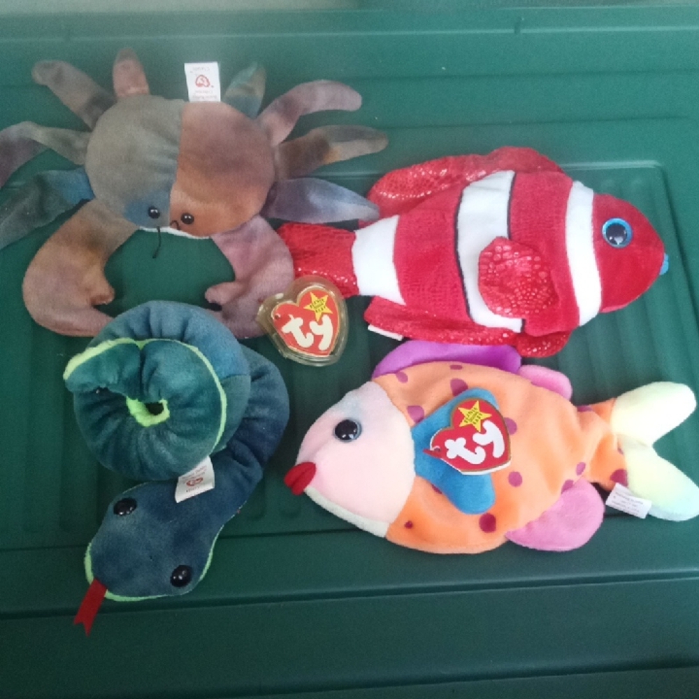 Set Of 4 Beanie Babies